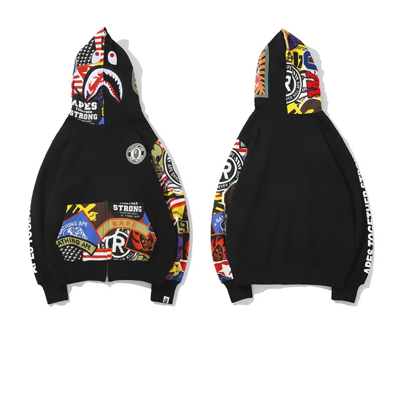 Bape Hoodie Black Colors M~2XL B15XC6330